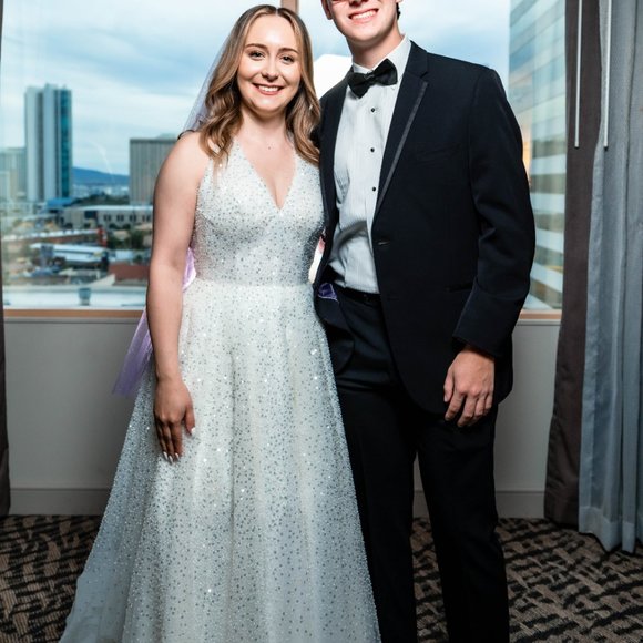 Lace and Liberty Custom Made 2 Piece Wedding Dress - Picture 4 of 10